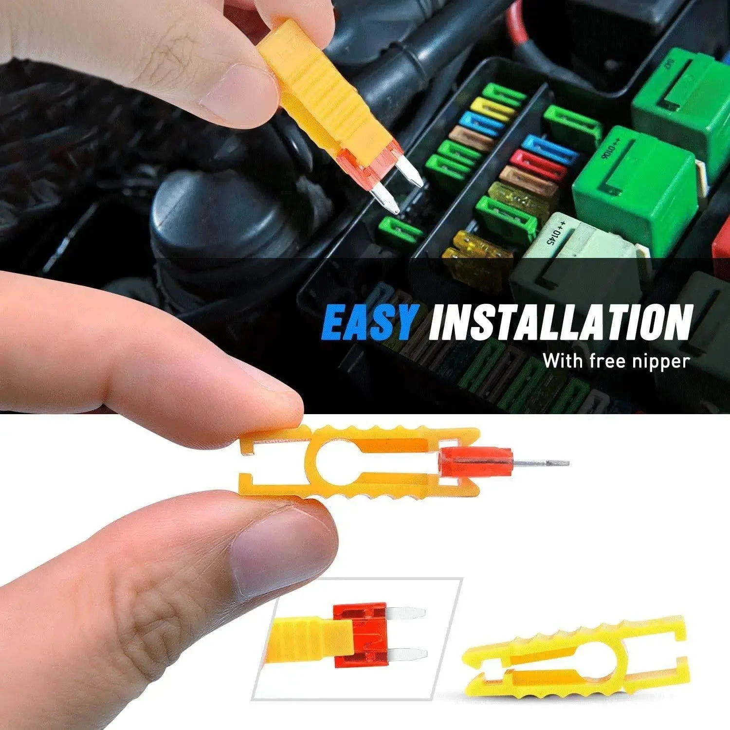 120Pcs Mini ATM/APM Blade Fuses Assortment Kit