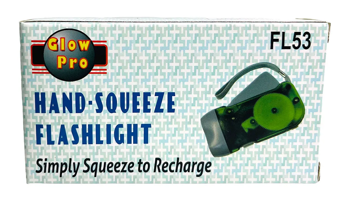 4 Inch 2 LED Crank Flashlight (Pack of: 2) - FL-12354-Z02