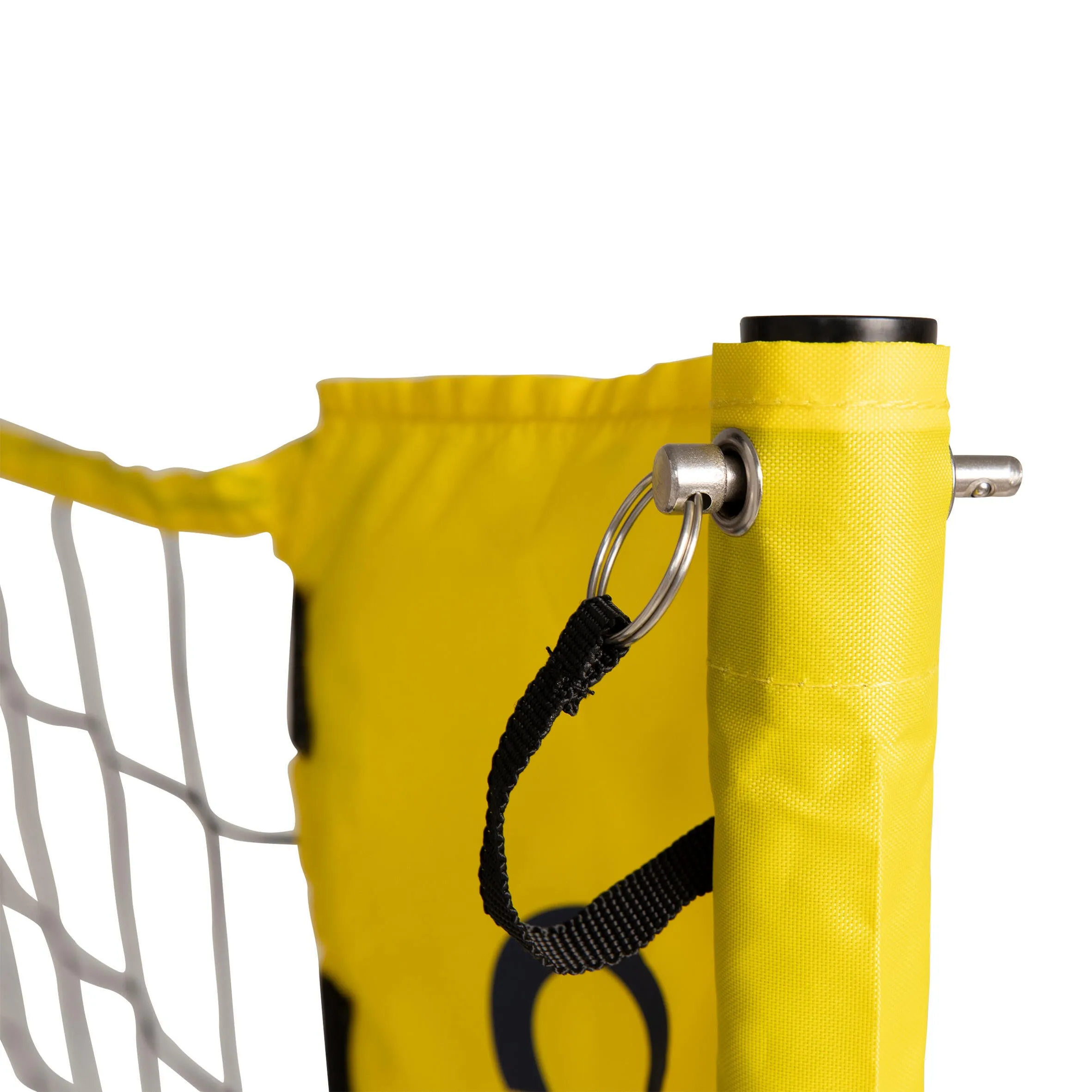 Adjustable beach volleyball net BV500 yellow COPAYA, yellow black