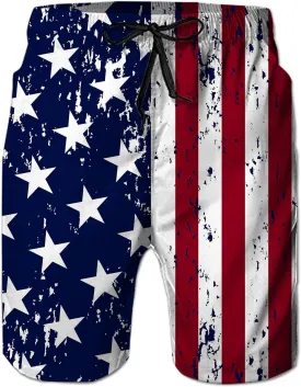 Ahegao Men's Swim Trunks Quick Dry 3D Printed Beach Board Shorts with Pockets Cool Mesh Lining Bathing Suits