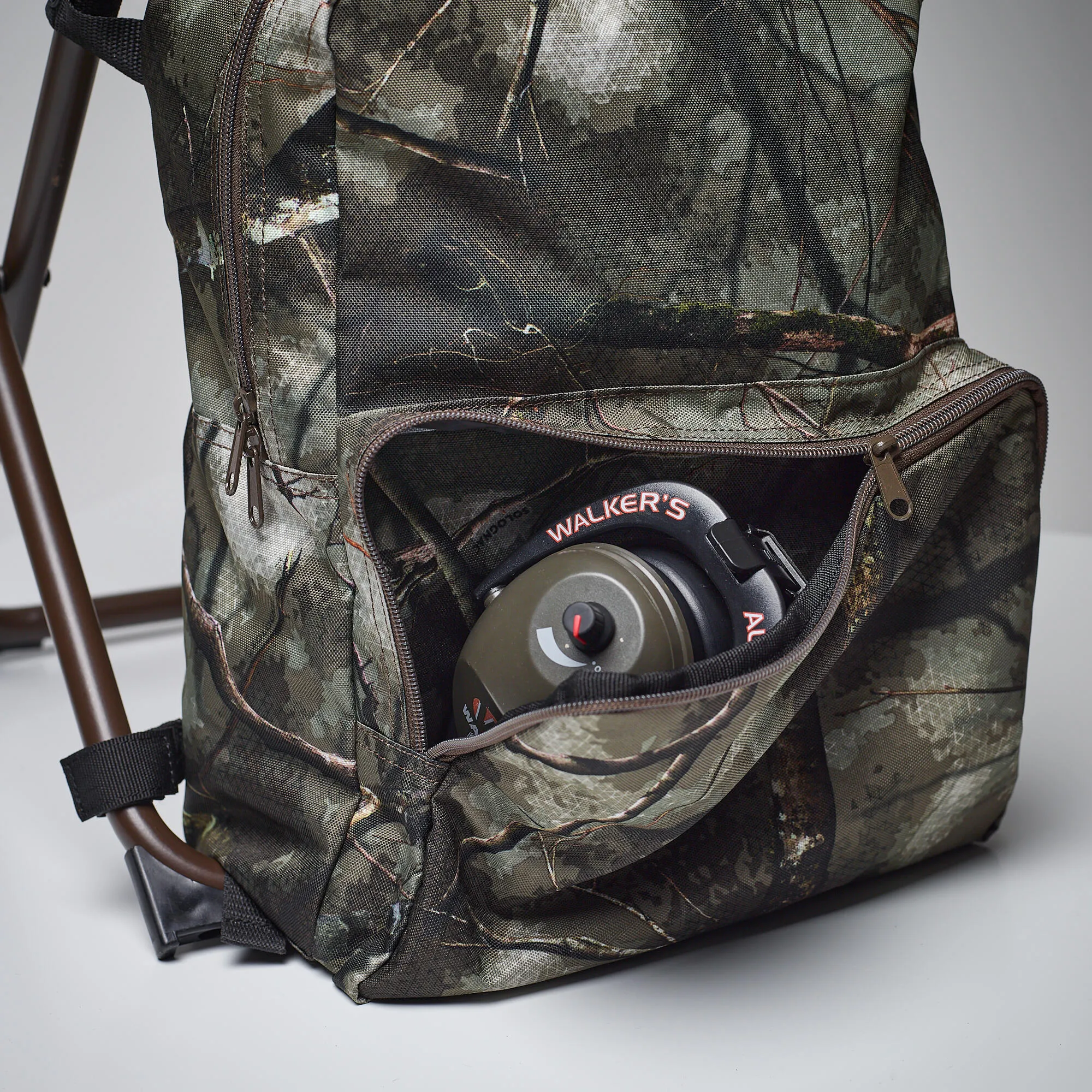 BACKPACK SEAT SOLOGNAC, khaki