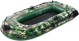 Boat Raft,Seahawk Inflatable Set, 2/3/4 Person Inflatable Dinghy Rowing Boats for Adults Rubber Dingy Kayak Canoe Fishing,Tear-Resistant Foldable Drifting Boat,4 People