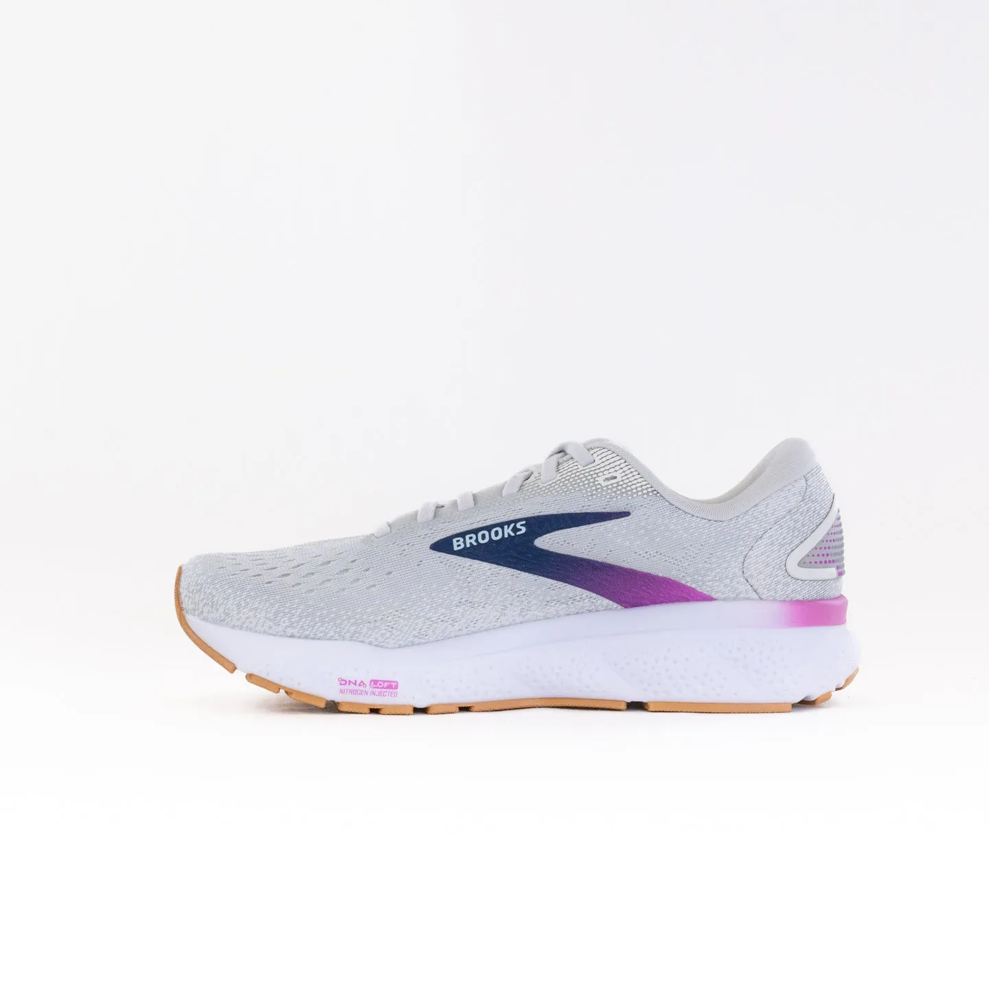Brooks Ghost 16 (Women’s) - White/Grey/Estate Blue