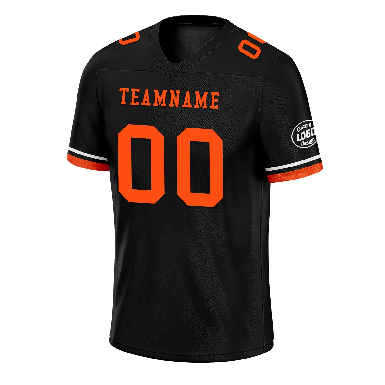 Custom Black Cincinnati Personalized Authentic Football Jersey FBJ02-D020263-6