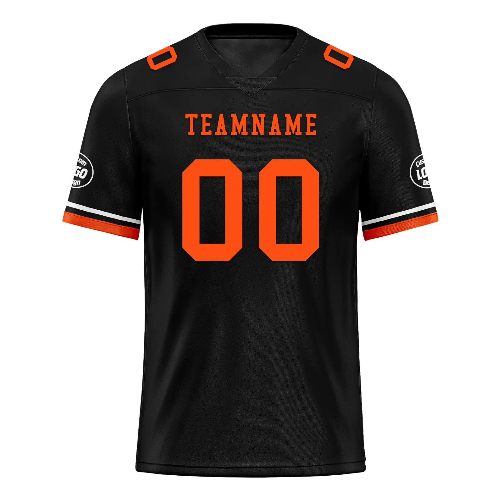 Custom Black Cincinnati Personalized Authentic Football Jersey FBJ02-D020263-6