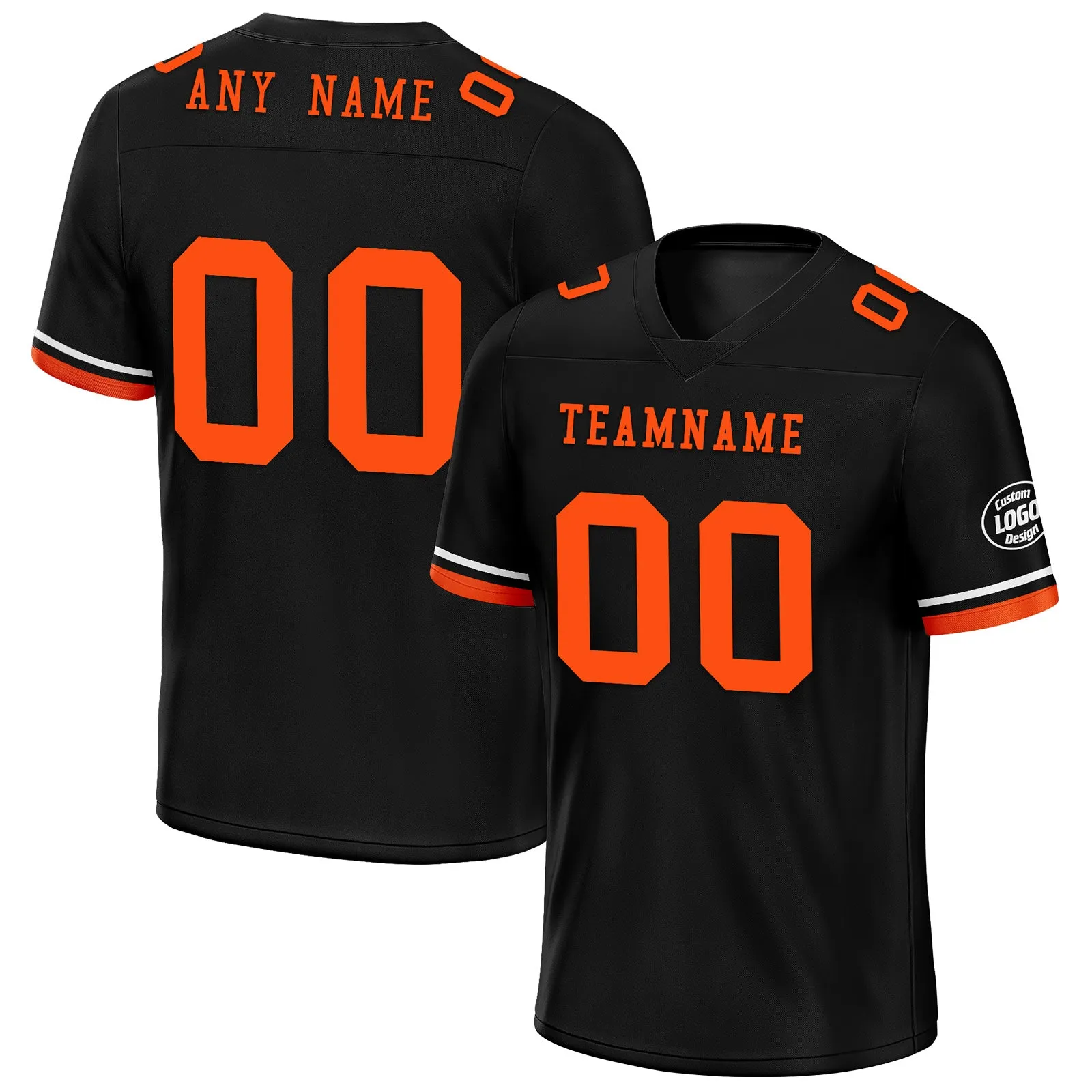 Custom Black Cincinnati Personalized Authentic Football Jersey FBJ02-D020263-6