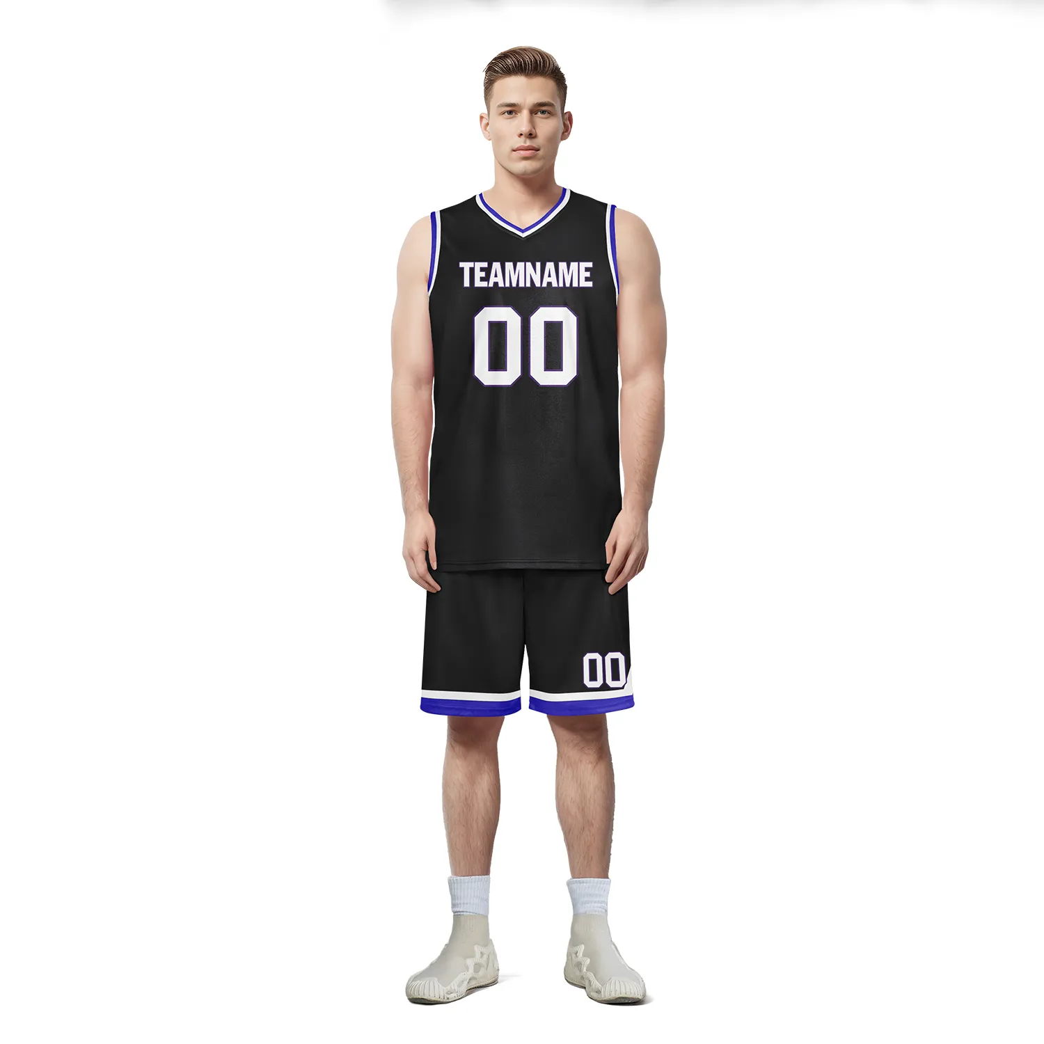 Custom Black Classic Style Sports Uniform Basketball Jersey BBJ01-bd0a70cf