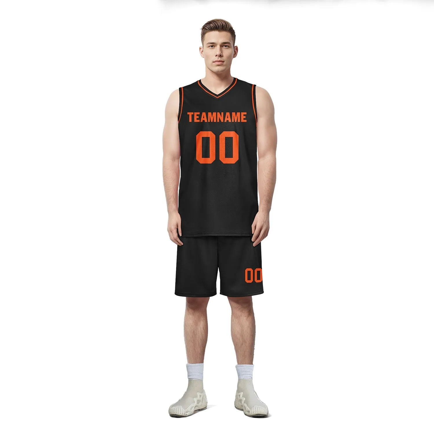 Custom Black Classic Style Sports Uniform Basketball Jersey BBJ01-D020105-7