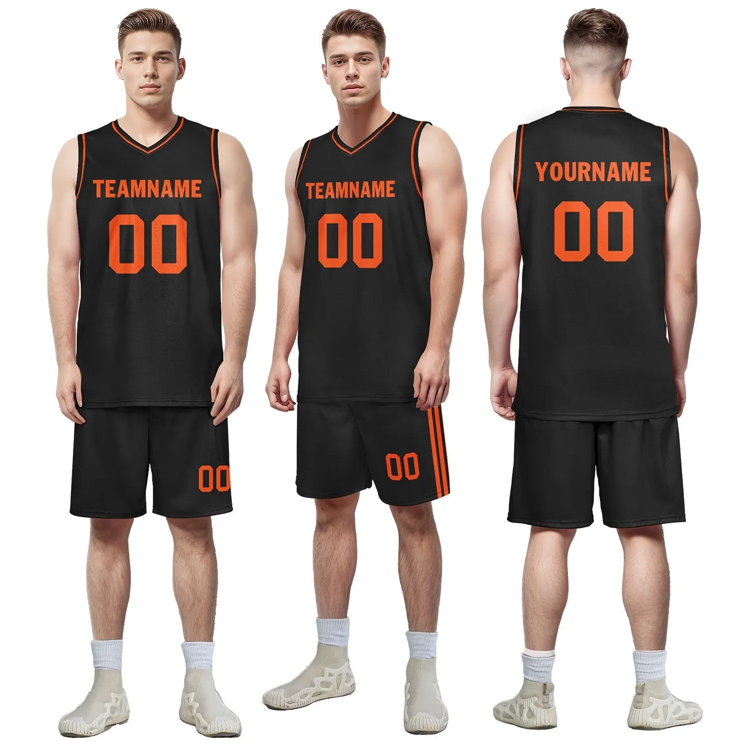 Custom Black Classic Style Sports Uniform Basketball Jersey BBJ01-D020105-7