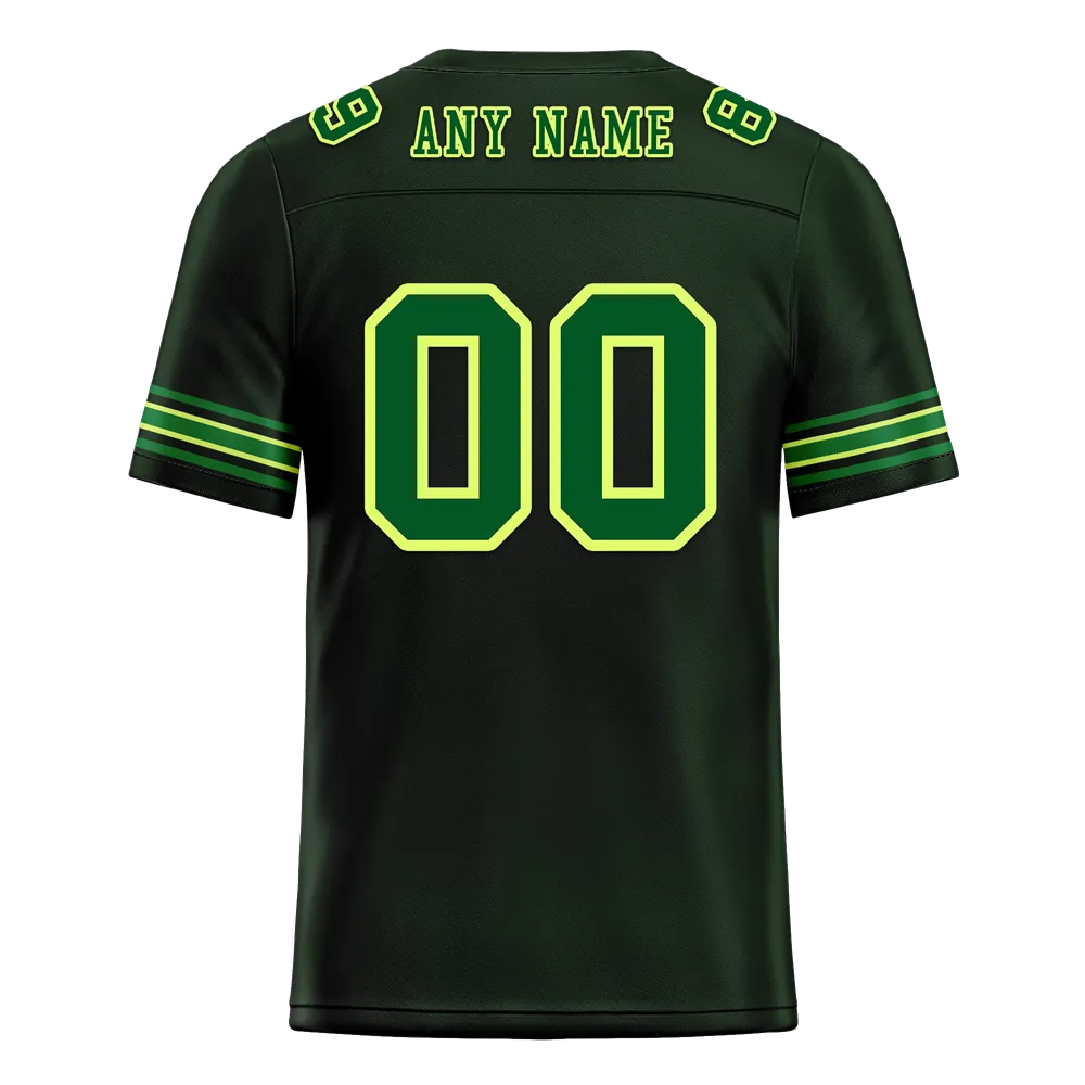 Custom Black Drift Fashion Green Personalized Authentic Football Jersey FBJ02-bc0fb0b