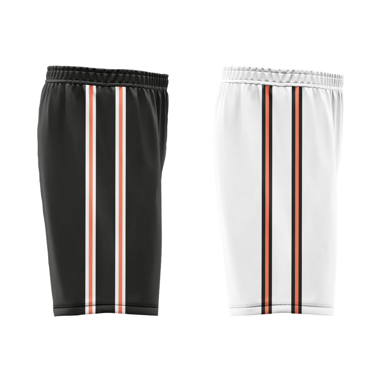 Custom Black White Classic Style Reversible Basketball Uniform Personalized COOLMAX BBJR-D017028