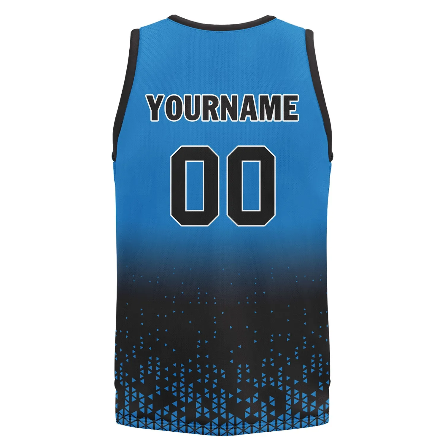 Custom Blue Black Fade Fashion Sports Uniform Basketball Jersey BBJ01-D020102-11