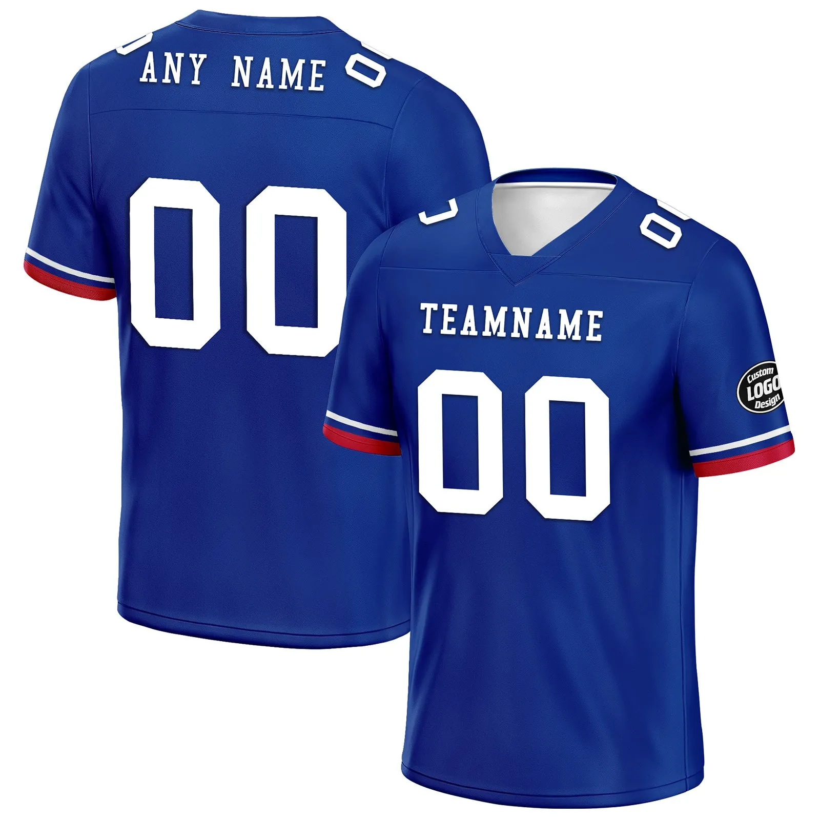 Custom Blue Buffalo Personalized Authentic Football Jersey FBJ02-D020263-4