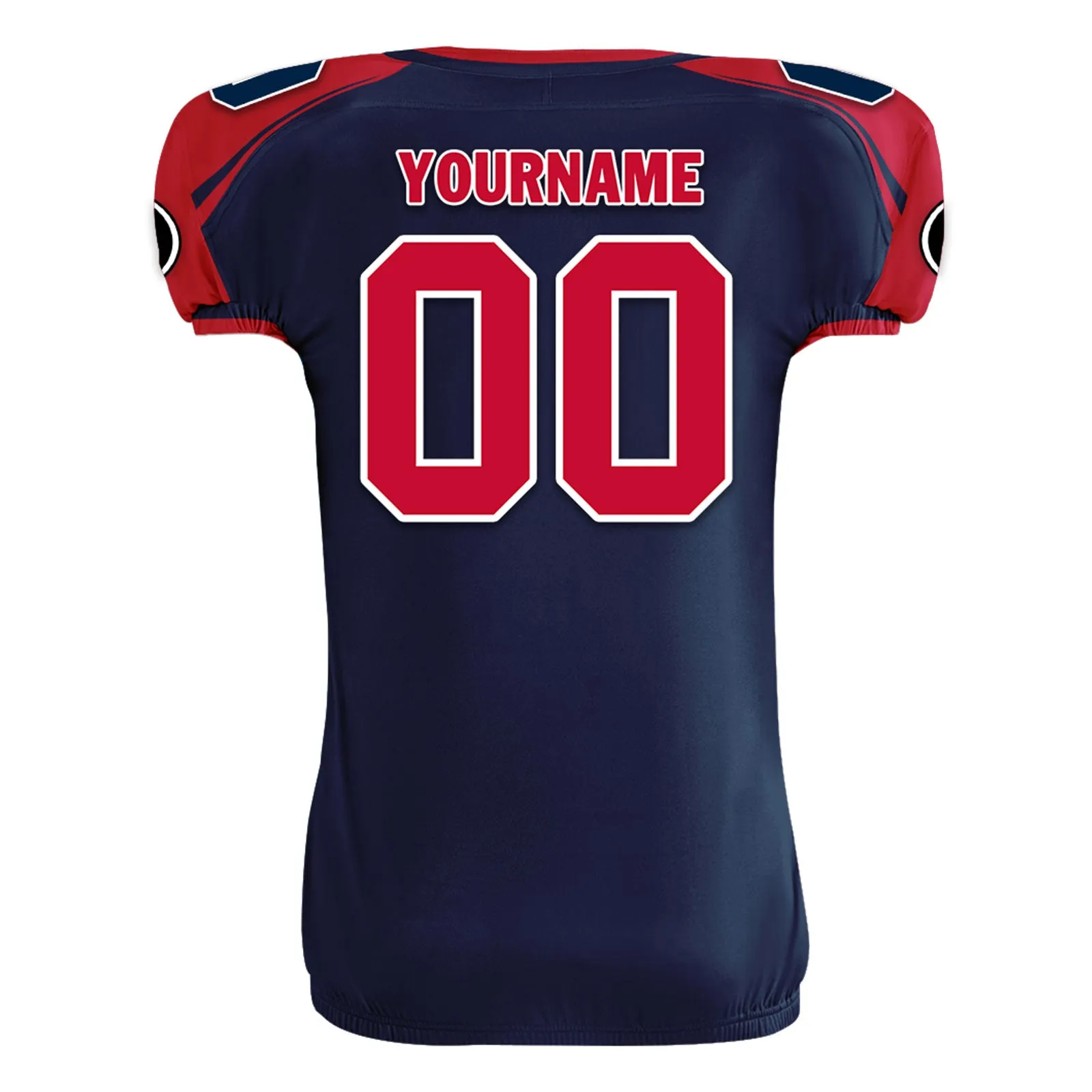 Custom Blue White Massachusetts High-Performance American Football Jersey FBJ06-D023001-26