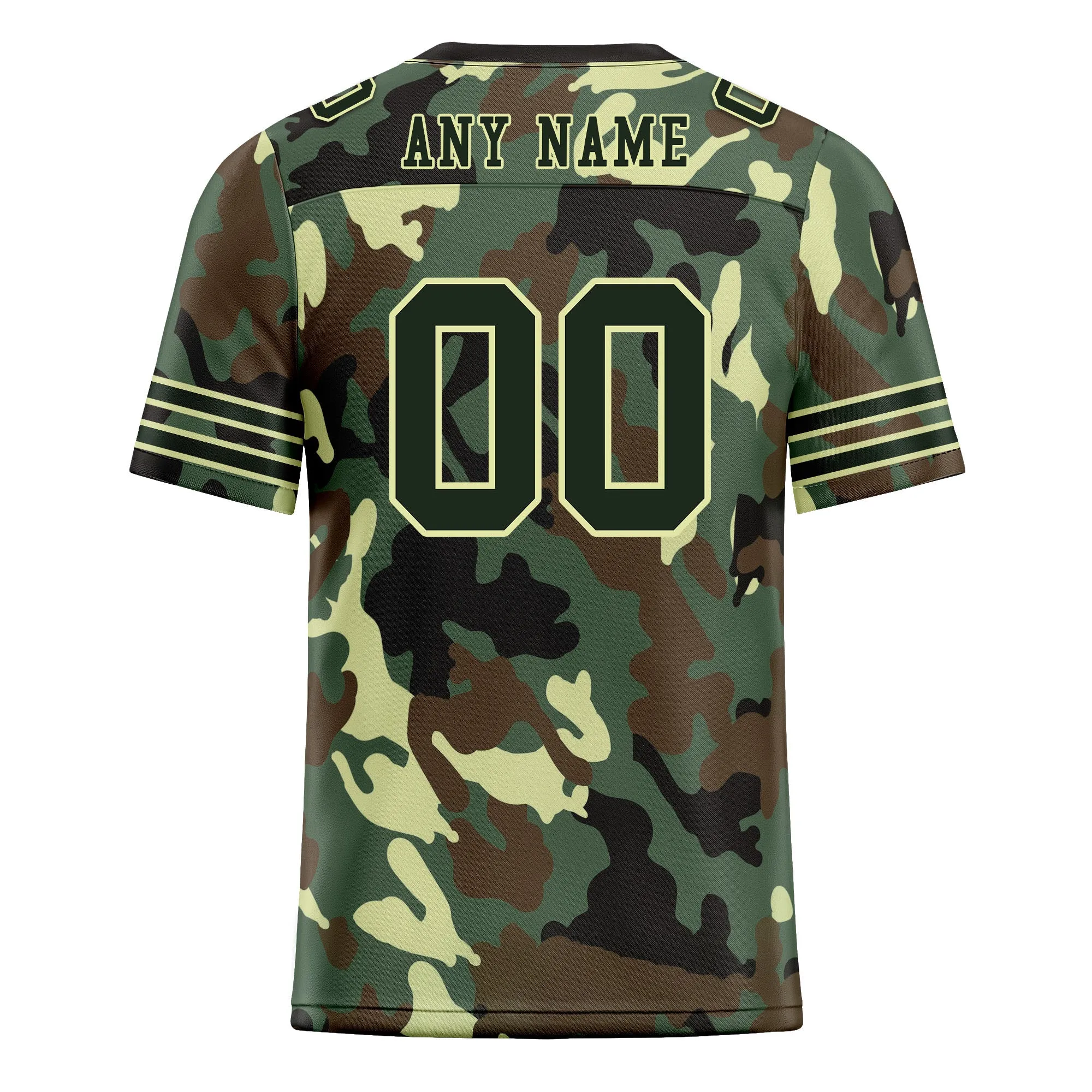 Custom Camo Personalized Authentic Football Jersey FBJ02-D06121