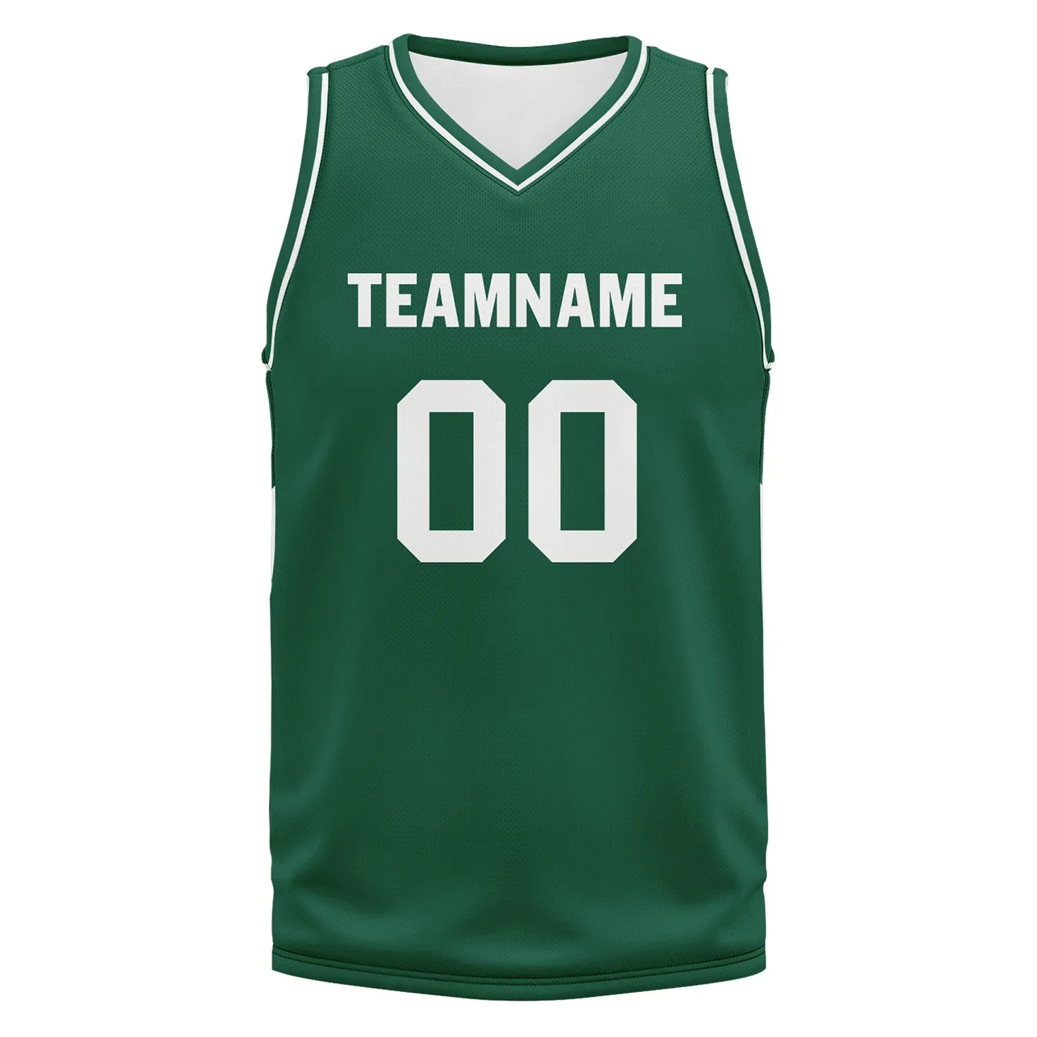 Custom Green Classic Style Sports Uniform Basketball Jersey BBJ01-D020105-22