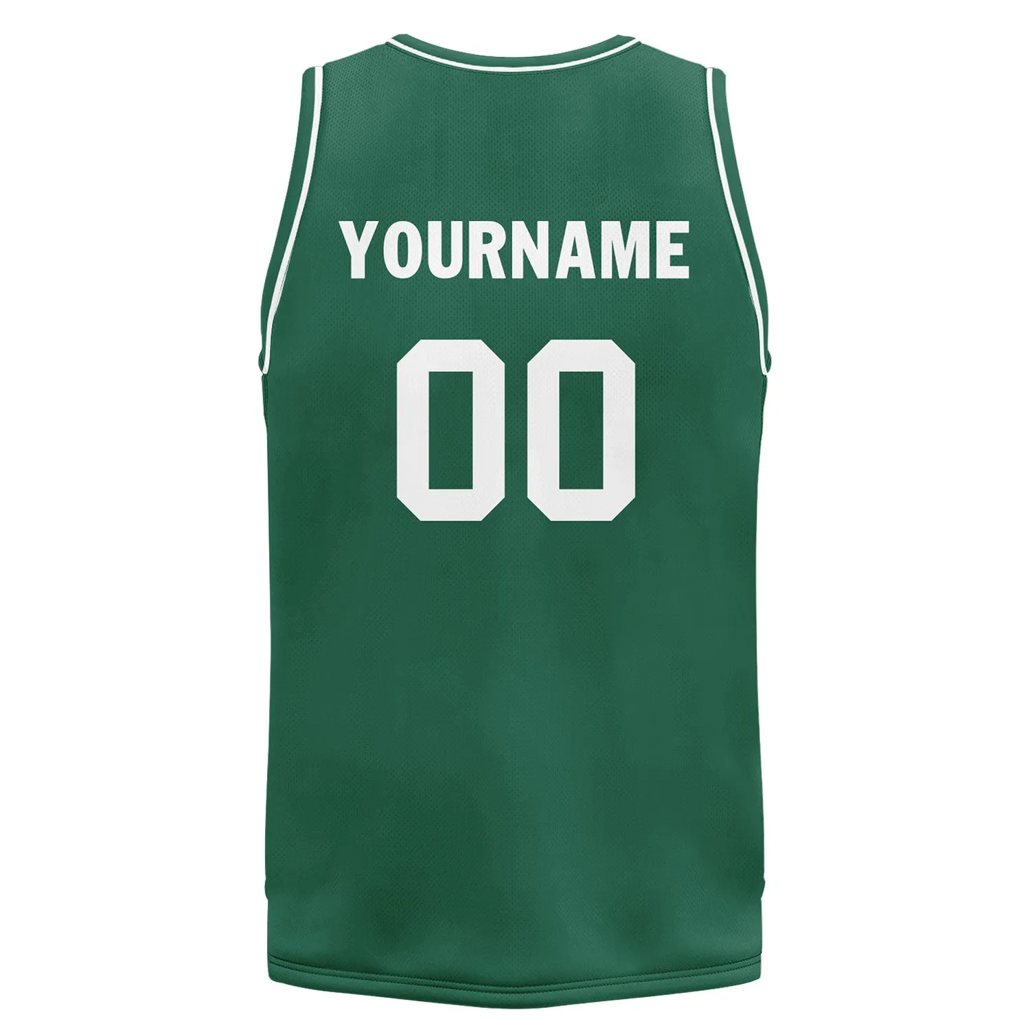 Custom Green Classic Style Sports Uniform Basketball Jersey BBJ01-D020105-22