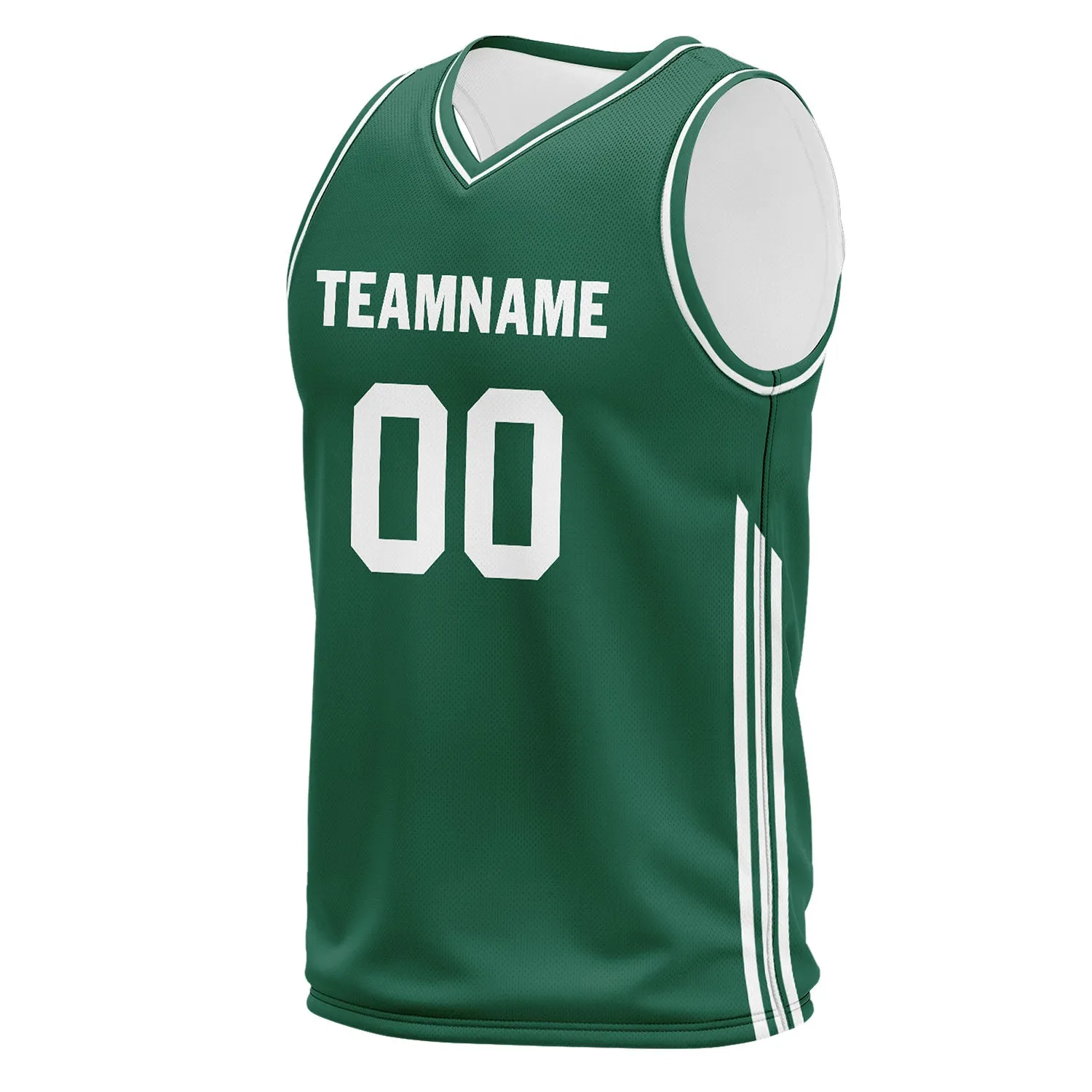 Custom Green Classic Style Sports Uniform Basketball Jersey BBJ01-D020105-22