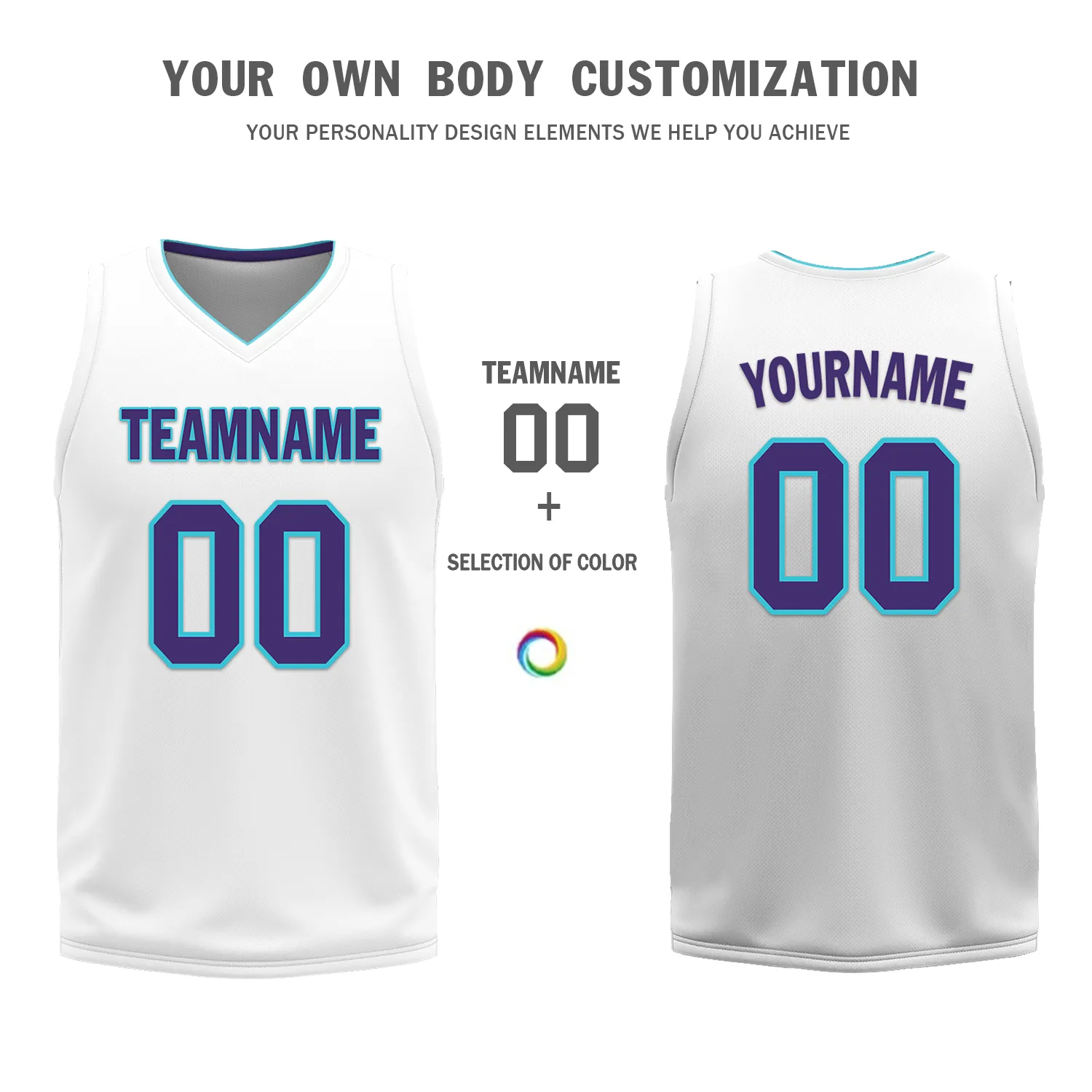 Custom Purple White Classic Style Reversible Basketball Uniform Personalized BBJR-D017014