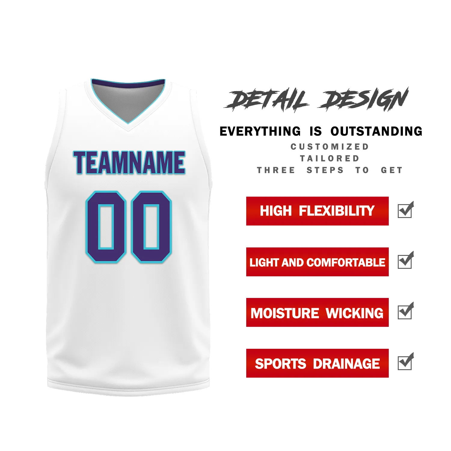 Custom Purple White Classic Style Reversible Basketball Uniform Personalized BBJR-D017014