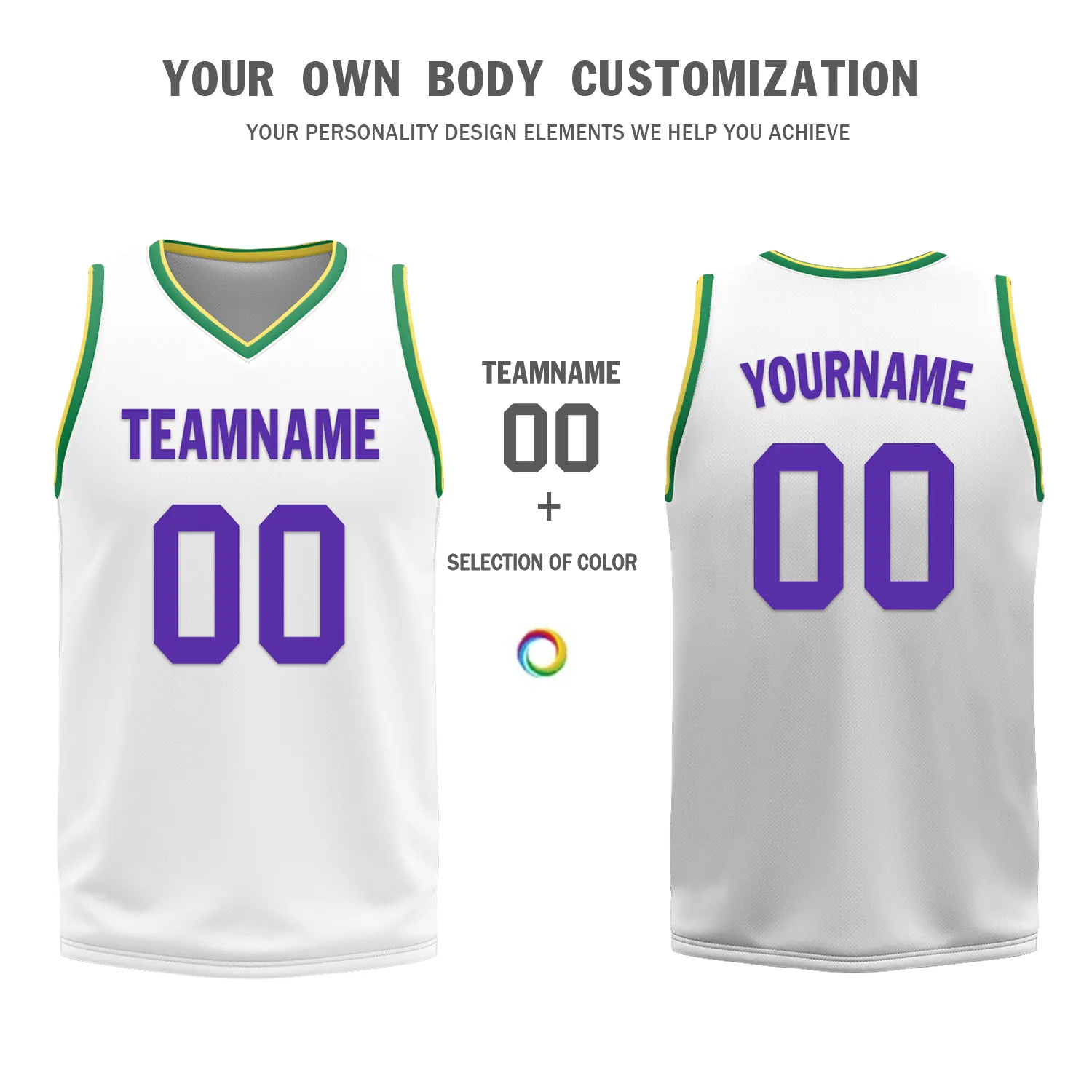 Custom Purple White Classic Style Reversible Basketball Uniform Personalized BBJR-D017047