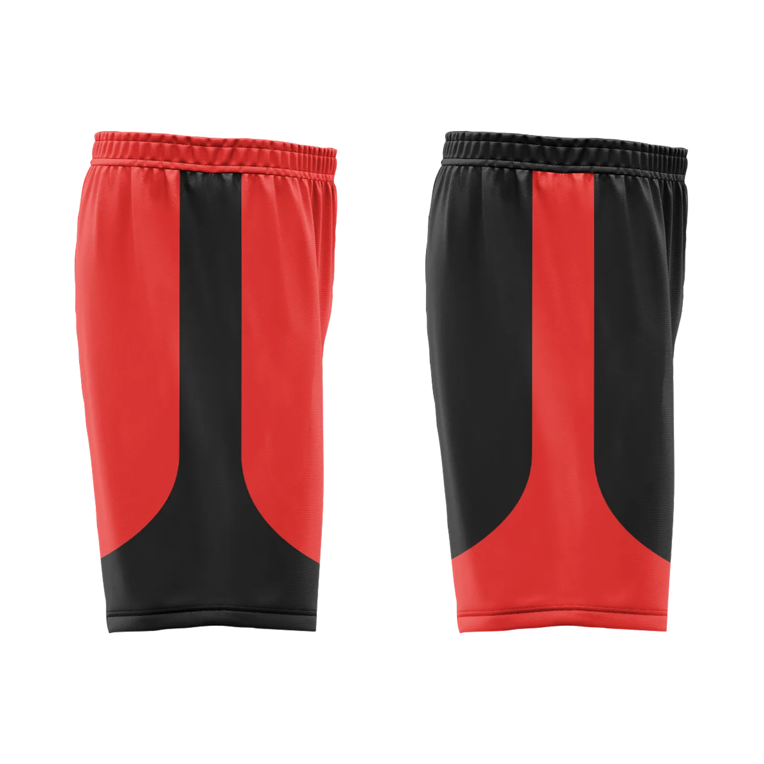 Custom Red Black Classic Style Reversible Basketball Uniform Personalized BBJR-D017042