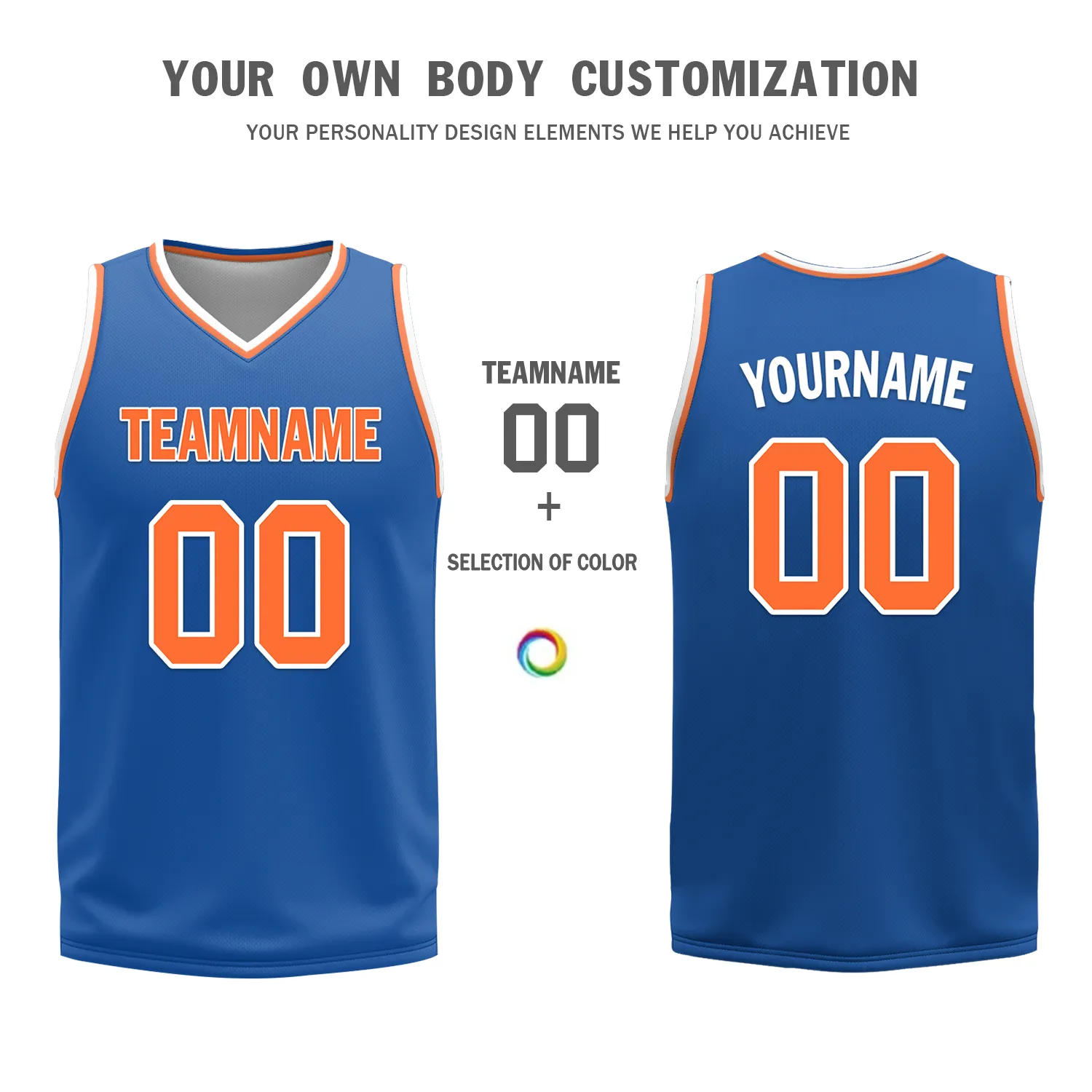 Custom White Blue Classic Style Reversible Basketball Uniform Personalized BBJR-D017016