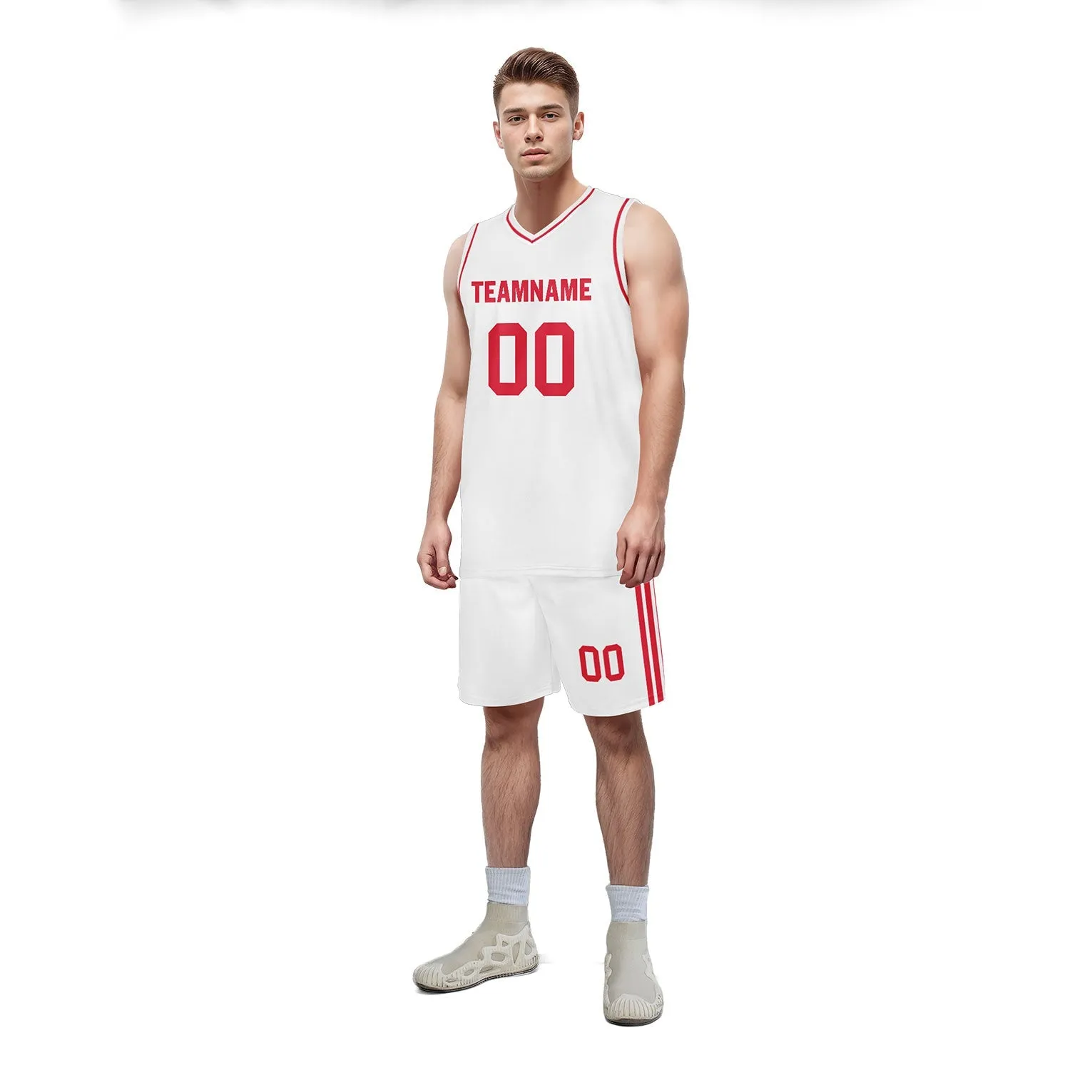Custom White Classic Style Sports Uniform Basketball Jersey BBJ01-D020105-16