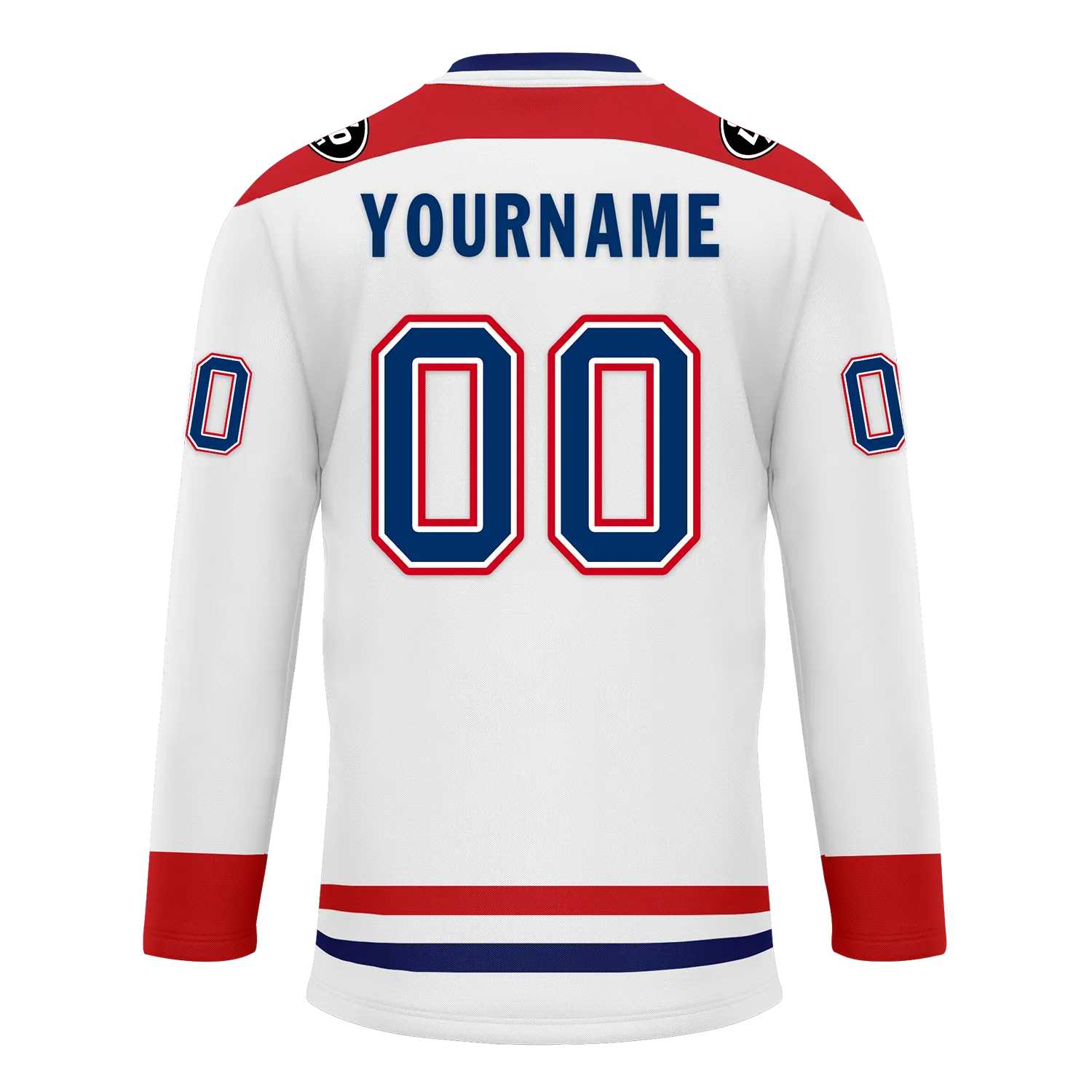Custom White Red Personalized Hockey Jersey HCKJ01-D0a70a8