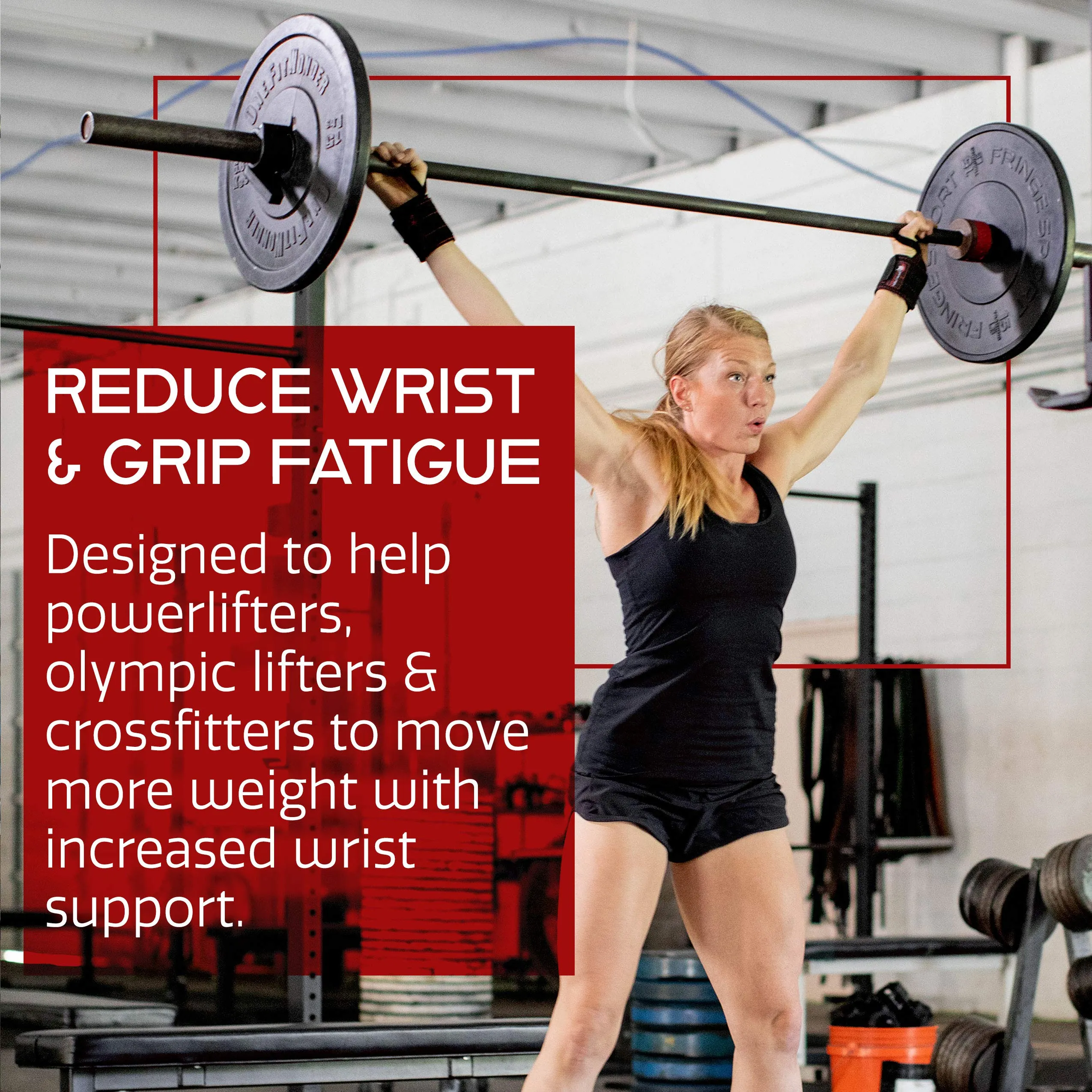 Dark Iron Fitness Leather Weight Lifting Wrist Wraps - Brace for Lifting
