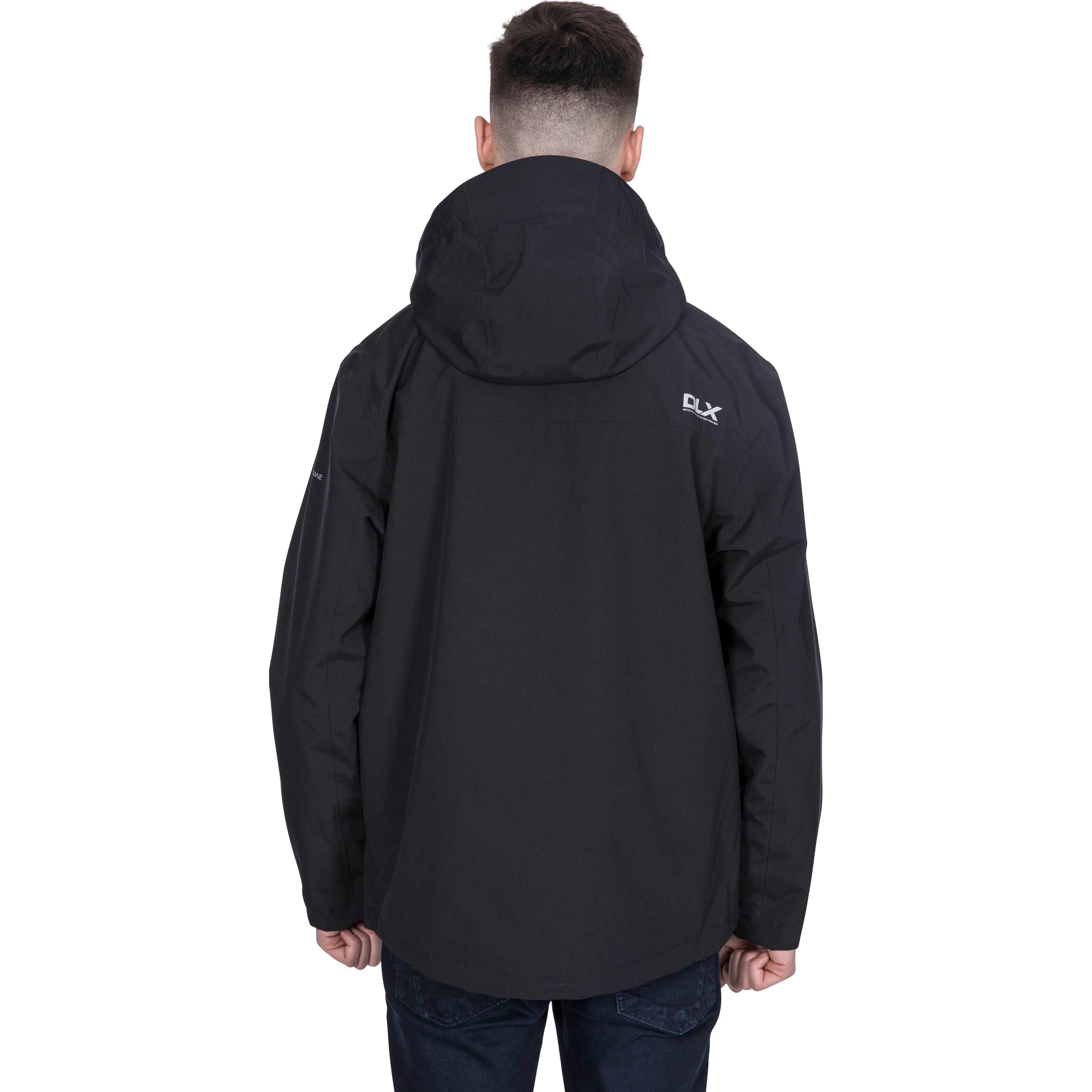 Dlx Men's Oswalt Unpadded Waterproof Jacket - Black
