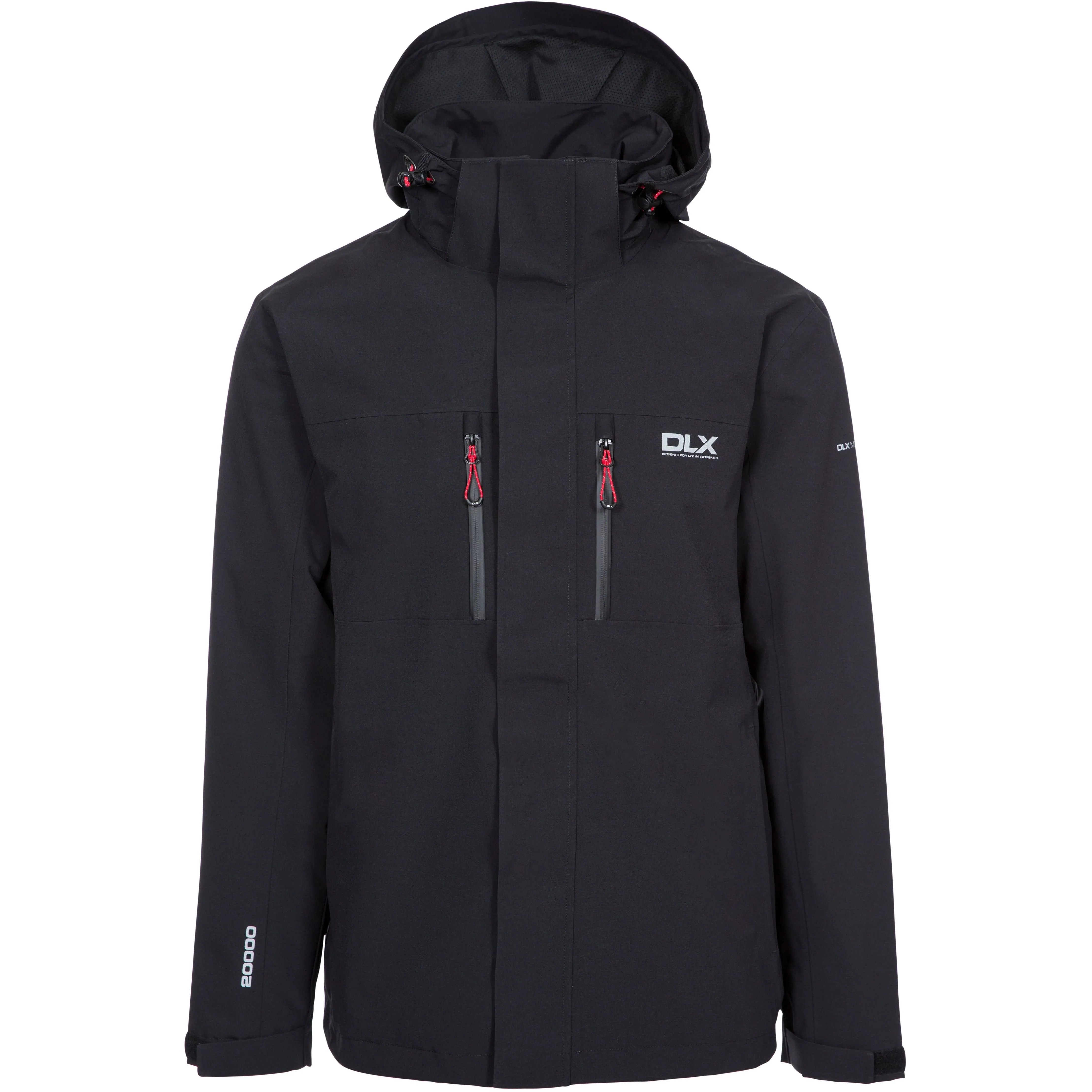 Dlx Men's Oswalt Unpadded Waterproof Jacket - Black