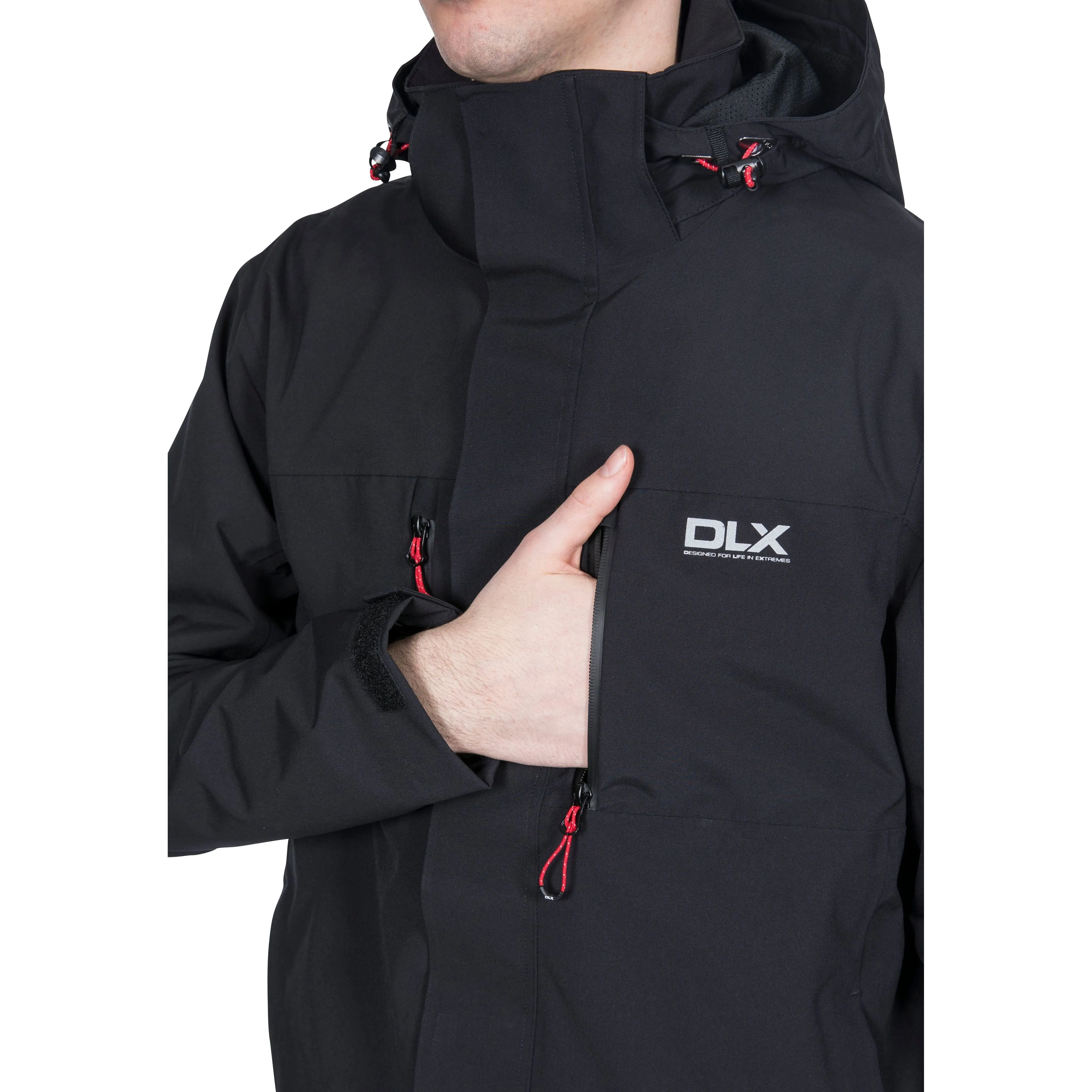 Dlx Men's Oswalt Unpadded Waterproof Jacket - Black
