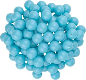 Fairly Odd Novelties 3/4" Mini Ping Pong/Table Tennis/Beer Pong Round Balls (100 Pack), 19mm, Blue