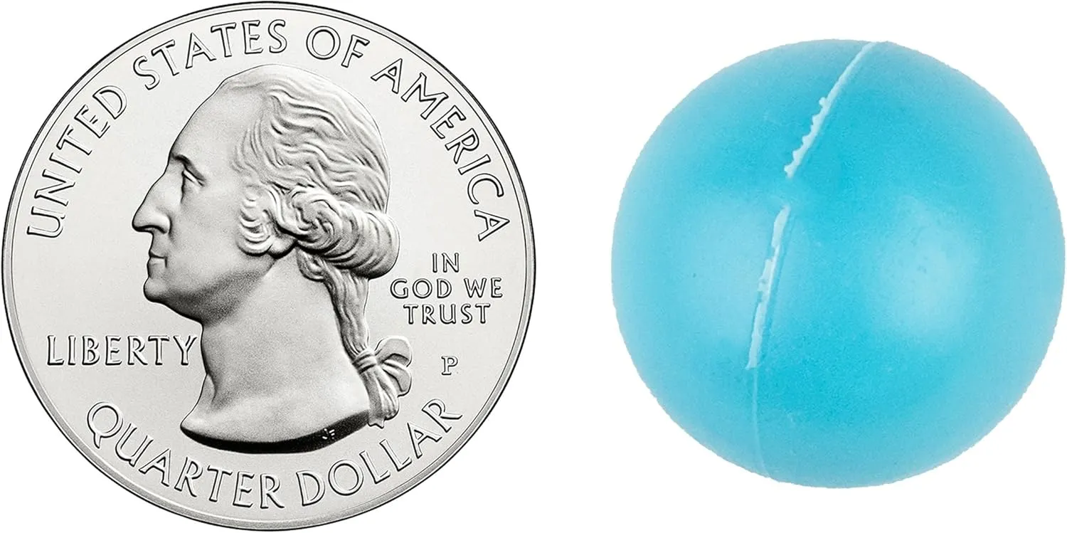Fairly Odd Novelties 3/4" Mini Ping Pong/Table Tennis/Beer Pong Round Balls (100 Pack), 19mm, Blue