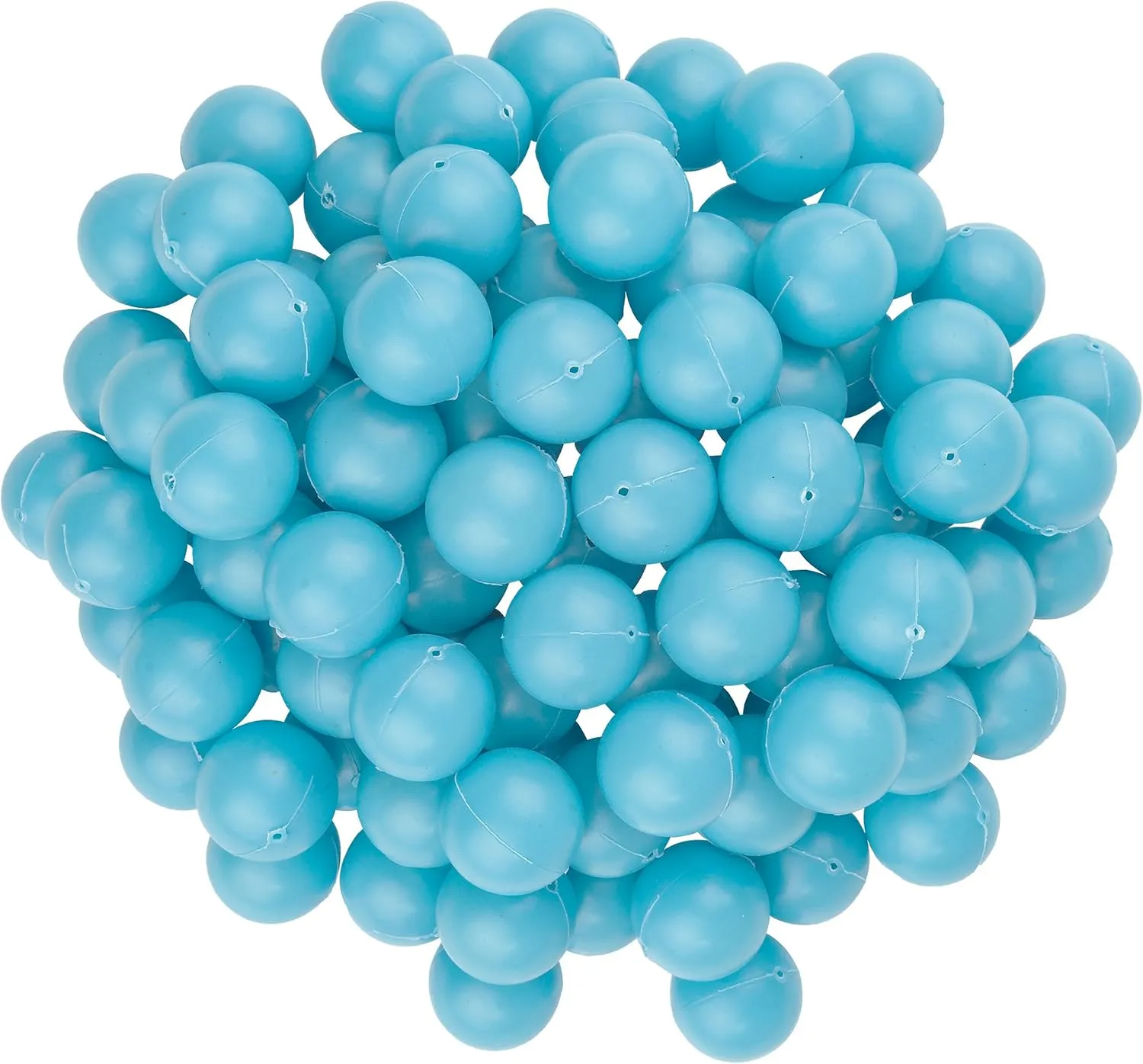 Fairly Odd Novelties 3/4" Mini Ping Pong/Table Tennis/Beer Pong Round Balls (100 Pack), 19mm, Blue