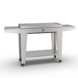 Heavy Duty Stainless Steel Stand Up Collapsible Charcoal Grill | Large Outdoor Barbecue Grill | MiraX S02