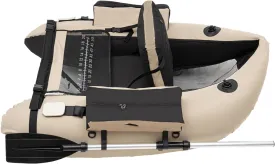 Inflatable Boat, Inflatable Fishing Boat, Portable Boat Raft Kayak with Accessories Pole Holders Cushions Grab Line Outdoor Fishing Boat for Adults, Kids