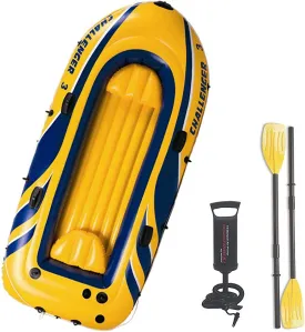 Inflatable Boats, Raft Inflatable Kayak, Inflatable Boat with Oars