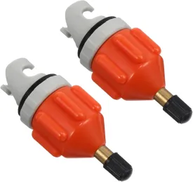 Kisangel 2pcs Air Nozzle Adapter for Inflatable Boat Sup Paddle Board Durable Electric Pump Connector with Strong Sealing Lightweight Portable Kayak Accessory