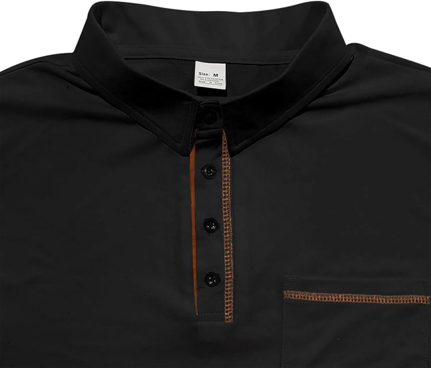 lcyhony Polo Shirts for Men Slim fit Short Sleeve Athletic Golf Shirts Lightweight Comfy Summer Casual T-Shirts with Pocket