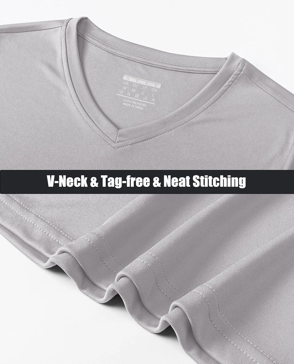 MAGCOMSEN SPF Shirts for Women Long Sleeve Workout Tops V-Neck UPF 50  UV Sun Shirt Quick Dry Performance Tees Swim Tops
