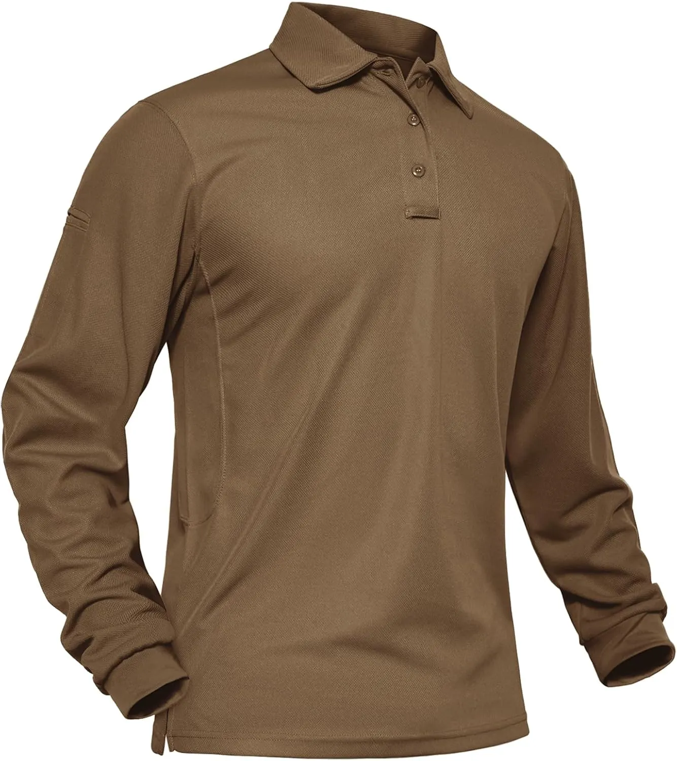 MAGNIVIT Men's Polo Shirts Long Sleeve Quick Dry Performance Shirt Military Tactical Army Combat Polo Shirts