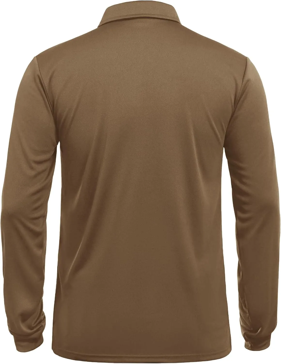 MAGNIVIT Men's Polo Shirts Long Sleeve Quick Dry Performance Shirt Military Tactical Army Combat Polo Shirts