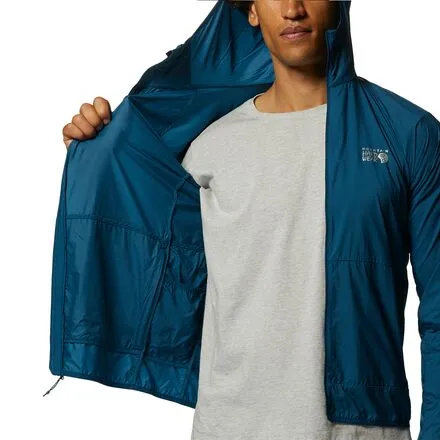 Men's Kor AirShell sweatshirt Mountain Hardwear, color Dark Caspian