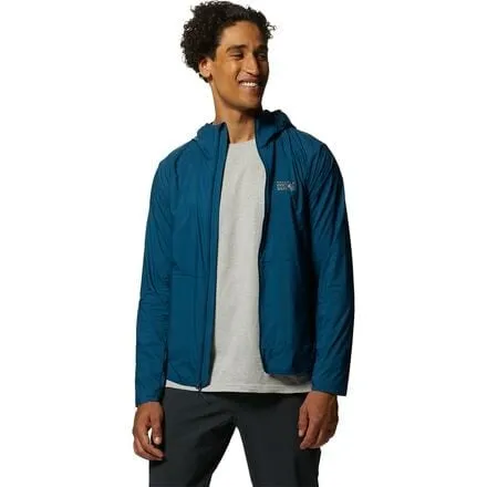 Men's Kor AirShell sweatshirt Mountain Hardwear, color Dark Caspian