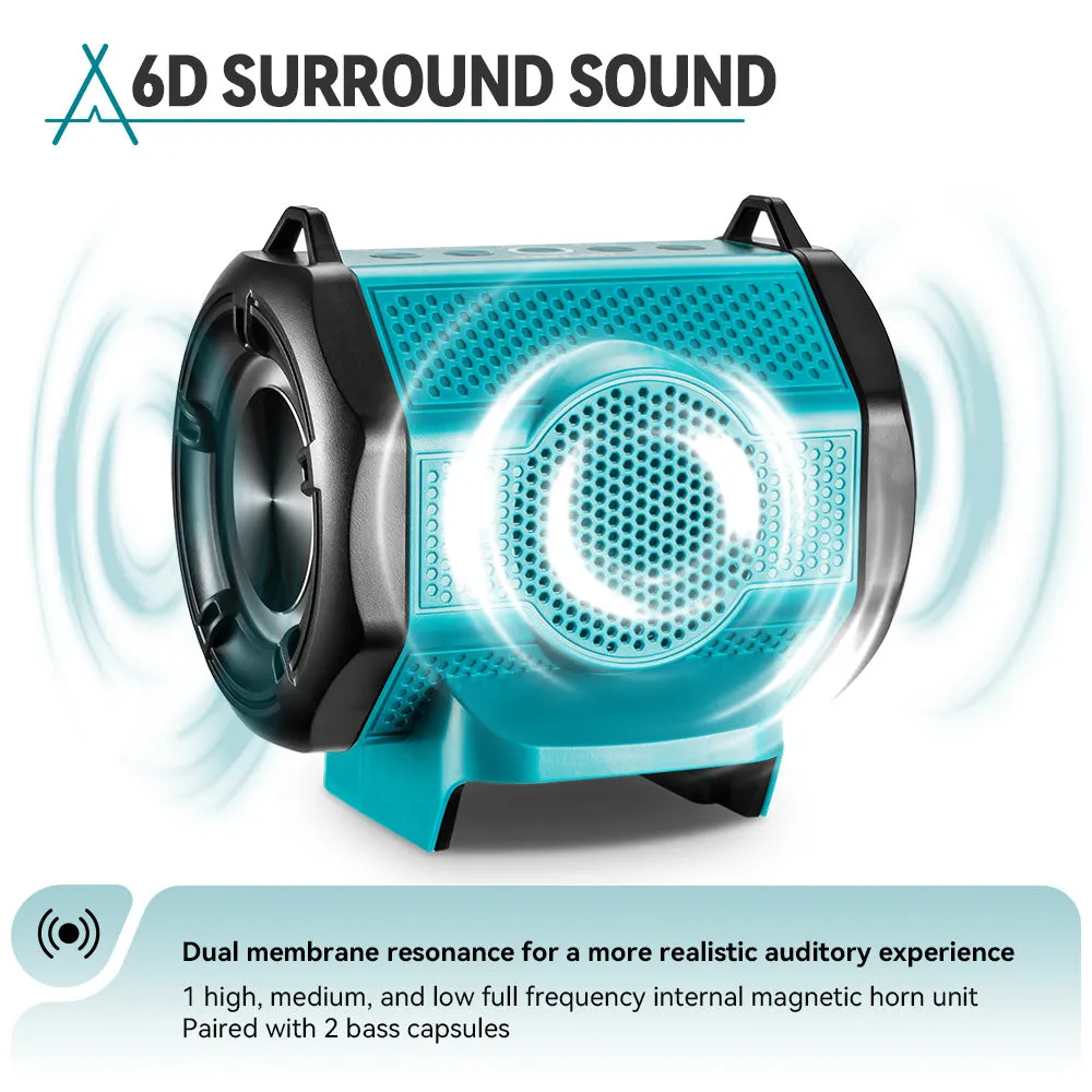 ONEVAN Portable Bluetooth Speaker | For Makita 18V Battery