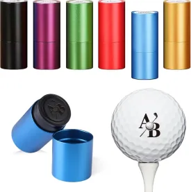 Personalized Golf Ball Stamp, Custom Golf Ball Marker Stamp, Create Your Unique Mark on Golf Balls, Waterproof Golf Ball Stamper, Golf Accessories Customized Gifts (Blue)