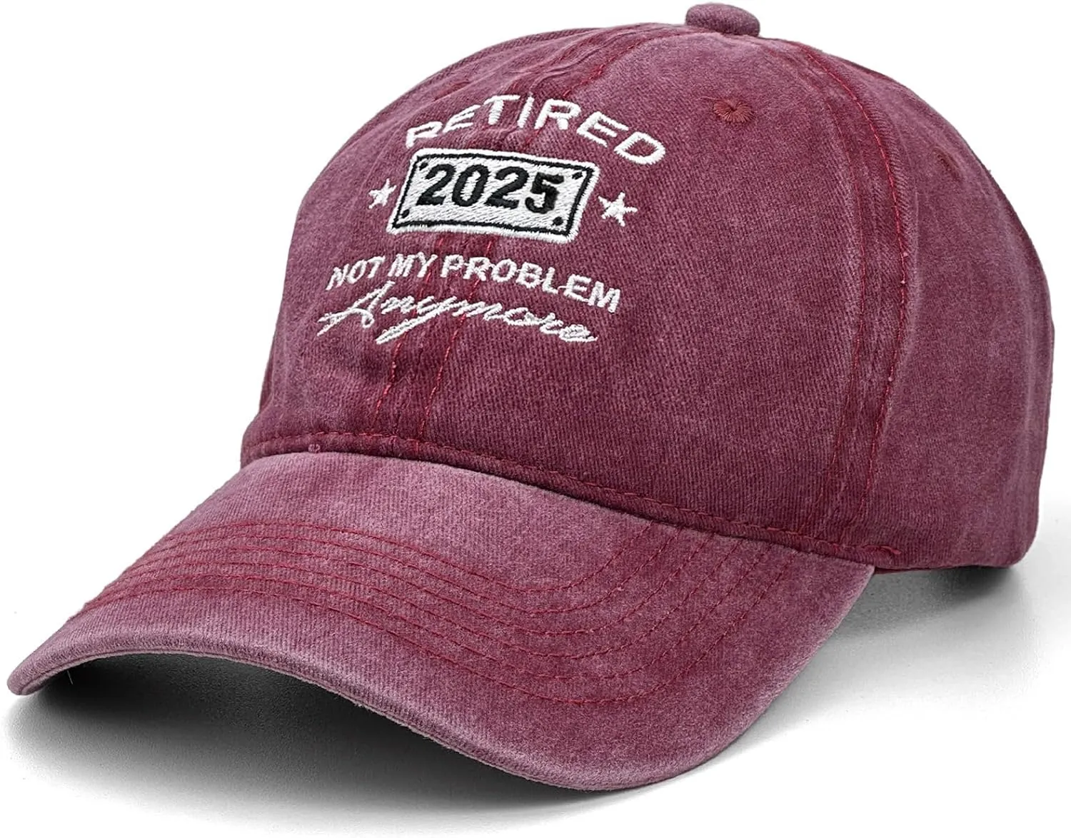 Retirement Gifts for Women Men Cool Retired hat Funny Embroidered Classic Denim hat