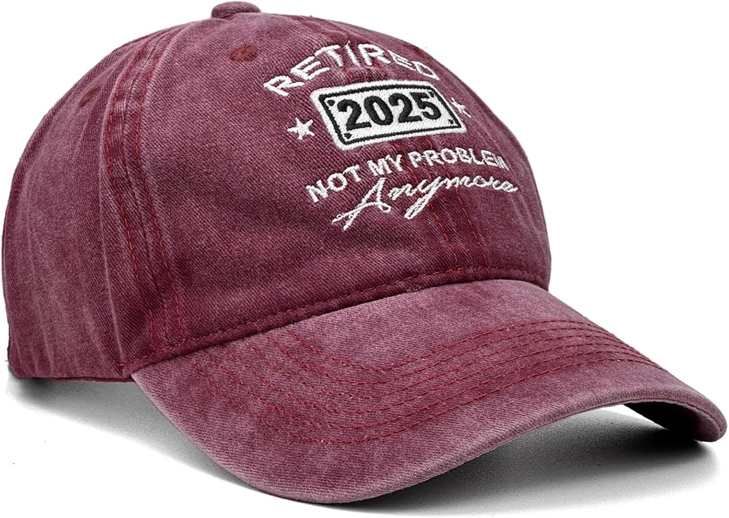 Retirement Gifts for Women Men Cool Retired hat Funny Embroidered Classic Denim hat
